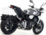Sistema De Escape Completo Sin Catalizador Y Con Homologación Acústica Gp2 Gp-2 Nichrom Negro Acero - Arrow Special Parts Compatible Con Honda Cb 1000 R (2018-2024)