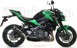 Sistema De Escape Completo Sin Catalizador Y Con Homologación Acústica Gp2 Gp-2 Nichrom Negro Acero - Arrow Special Parts Compatible Con Kawasaki Z 900 (2017-2019)