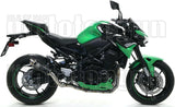 Tubo De Escape Con Homologación Acústica Gp2 Gp-2 Nichrom Negro Acero - Arrow Special Parts Compatible Con Kawasaki Z 900 (2020-2024)