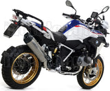 Sistema De Escape Completo Sin Catalizador Y Con Homologación Acústica Maxi Race-Tech Titanio Carbono - Arrow Special Parts Compatible Con Bmw R 1250 Gs (2019-2024)