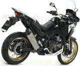 Tubo De Escape Con Homologación Acústica Maxi Race-Tech Aluminio Carbono - Arrow Special Parts Compatible Con Honda Crf 1100 L Africa Twin Adventure Sports (2020-2023)