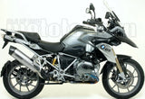 Tubo De Escape Con Homologación Acústica Maxi Race-Tech Aluminio Carbono - Arrow Special Parts Compatible Con Bmw R 1250 Gs (2019-2024)