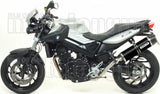 Tubo De Escape Con Homologación Acústica Maxi Race-Tech Aluminio Negro Carbono - Arrow Special Parts Compatible Con Bmw F 800 R (2009-2016)
