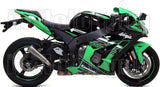 Tubo De Escape Sin Catalizador Y Con Homologación Acústica Pro-Race Titanio Titanio - Arrow Special Parts Compatible Con Kawasaki Zx-10R (2016-2019)