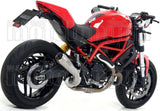 Tubo De Escape Sin Catalizador Y Con Homologación Acústica Pro-Race Nichrom Acero - Arrow Special Parts Compatible Con Ducati Monster 797 (2017-2018)