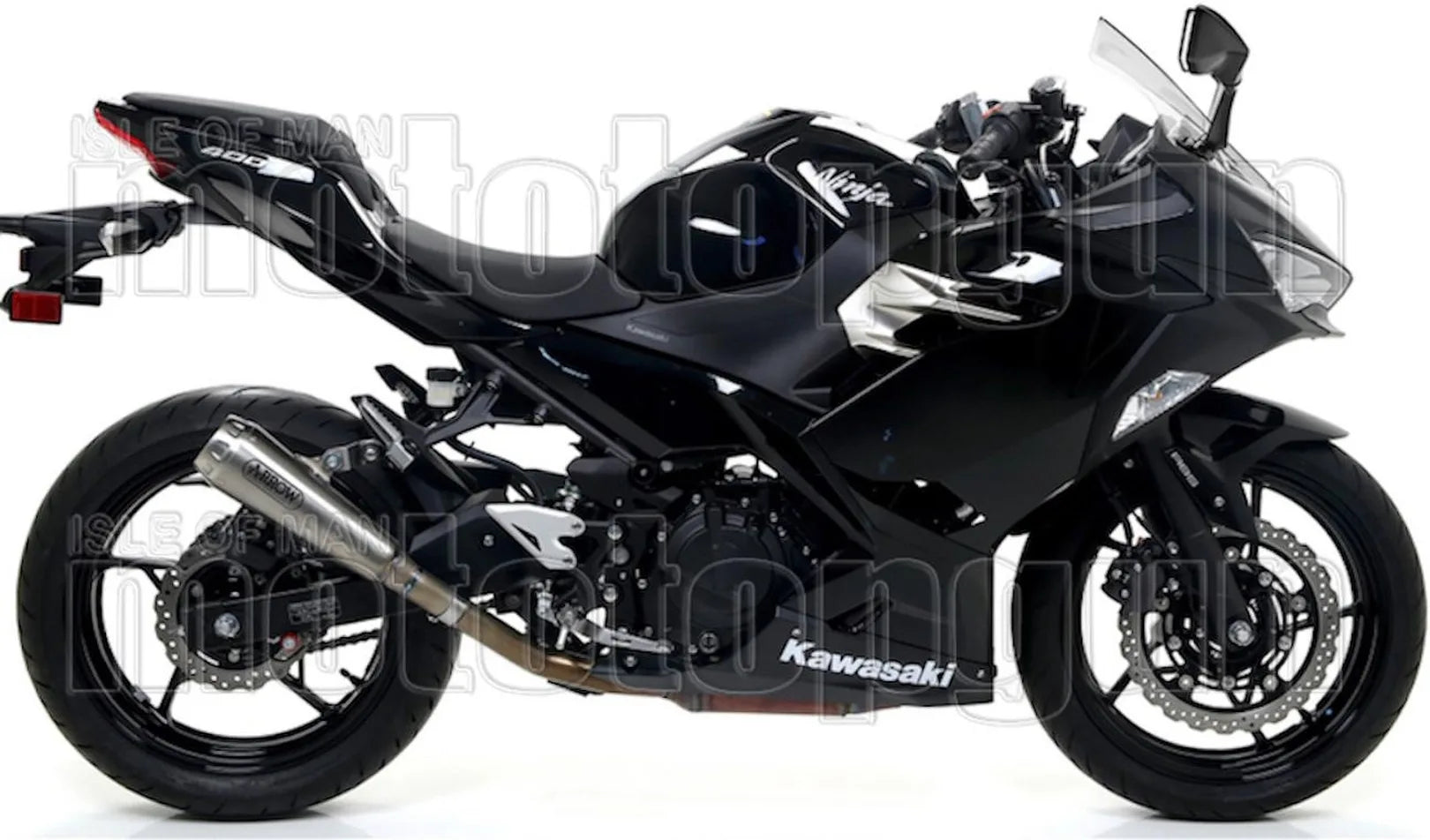 Sistema De Escape Completo Sin Catalizador Y Con Homologación Acústica Pro-Race Nichrom Acero - Arrow Special Parts Compatible Con Kawasaki Z 400 (2019-2020)