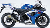Complete Non-Catalytic Exhaust System With Sound Certification Pro-Race Nichrom Stainless Steel - Arrow Special Parts Compatible With Suzuki Gsx-R 600 Ie (2006-2007)