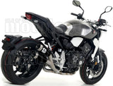 Sistema De Escape Completo Sin Catalizador Y Con Homologación Acústica Pro-Race Nichrom Negro Acero - Arrow Special Parts Compatible Con Honda Cb 1000 R (2018-2024)