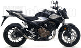 Tubo De Escape Con Homologación Acústica Pro-Race Nichrom Negro Acero - Arrow Special Parts Compatible Con Honda Cb 500 F (2019-2020)