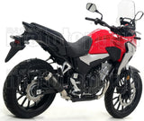 Tubo De Escape Con Homologación Acústica Pro-Race Nichrom Negro Acero - Arrow Special Parts Compatible Con Honda Cb 500 X (2019-2020)