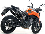 Tubo De Escape Con Homologación Acústica Pro-Race Nichrom Negro Acero - Arrow Special Parts Compatible Con Ktm 890 Duke R (2020-2023)