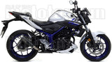 Tubo De Escape Con Homologación Acústica Pro-Race Nichrom Negro Acero - Arrow Special Parts Compatible Con Yamaha Yzf-R3 (2021-2024)