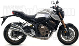 Sistema De Escape Completo Sin Catalizador Y Con Homologación Acústica Pro-Race Twin Titanio Titanio - Arrow Special Parts Compatible Con Honda Cb 650 R (2019-2023)
