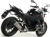 Exhaust Tip With Noise Certification Maxi Race-Tech Titanium Carbon - Arrow Special Parts Compatible With Bmw R 1250 (2019-2020)