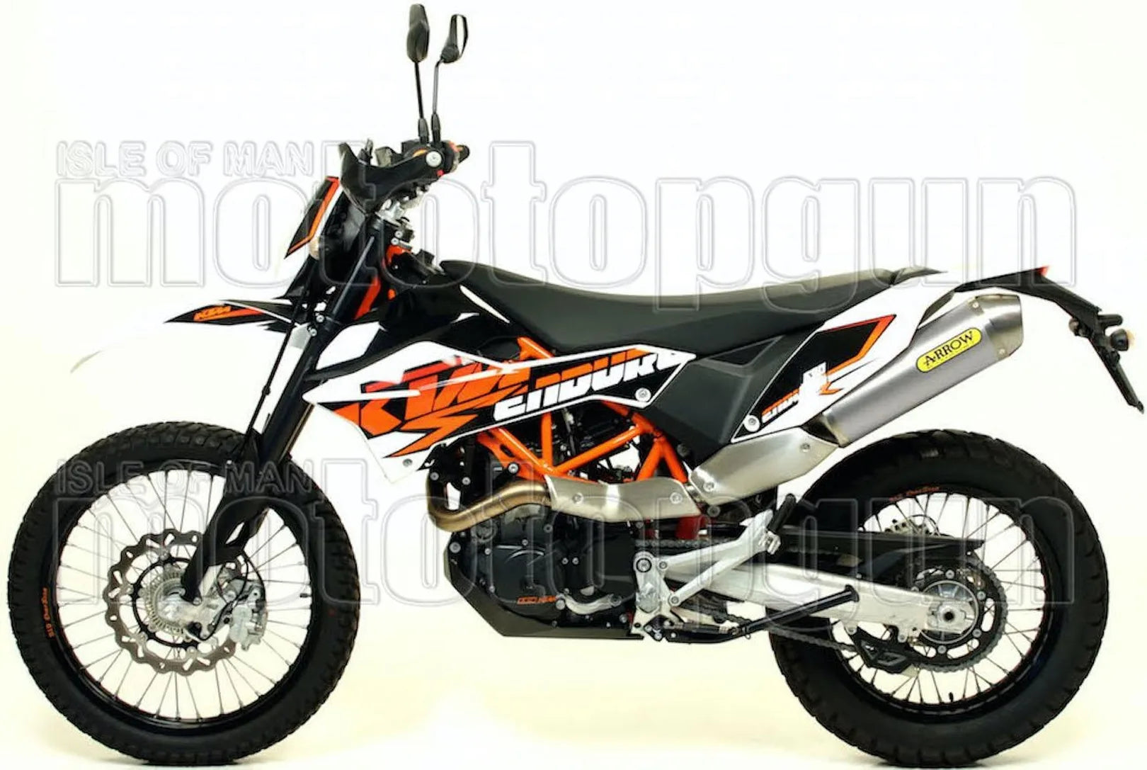 Tubo De Escape Con Homologación Acústica Race-Tech Aluminio Acero - Arrow Special Parts Compatible Con Ktm 690 Enduro (2009-2016)