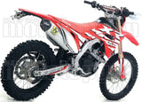 Tubo De Escape Con Homologación Acústica Race-Tech Aluminio Carbono - Arrow Special Parts Compatible Con Honda Crf 450 L (2019-2020)
