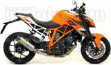 Tubo De Escape Con Catalizador Y Homologación Acústica Race-Tech Titanio Carbono - Arrow Special Parts Compatible Con Ktm 1290 Superduke Gt (2017-2024)