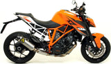 Tubo De Escape Con Catalizador Y Homologación Acústica Race-Tech Titanio Carbono - Arrow Special Parts Compatible Con Ktm 1290 Superduke R (2014-2016)