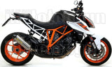 Tubo De Escape Con Homologación Acústica Race-Tech Titanio Carbono - Arrow Special Parts Compatible Con Ktm 1290 Superduke Gt (2017-2024)