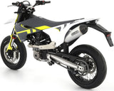 Tubo De Escape Sin Catalizador Y Con Homologación Acústica Race-Tech Titanio Carbono - Arrow Special Parts Compatible Con Husqvarna 701 Enduro (2021-2024)