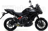 Sistema De Escape Completo Sin Catalizador Y Con Homologación Acústica Race-Tech Carbono Carbono - Arrow Special Parts Compatible Con Kawasaki Versys 650 (2017-2022)