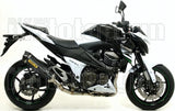 Sistema De Escape Completo Sin Catalizador Y Con Homologación Acústica Race-Tech Carbono Carbono - Arrow Special Parts Compatible Con Kawasaki Z 800 E (2013-2016)