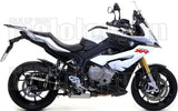 Tubo De Escape Con Homologación Acústica Race-Tech Aluminio Negro Carbono - Arrow Special Parts Compatible Con Bmw S 1000 Xr (2015-2019)