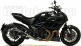 Tubo De Escape Sin Catalizador Y Con Homologación Acústica Race-Tech Aluminio Negro Carbono - Arrow Special Parts Compatible Con Ducati Monster 821 (2014-2017)