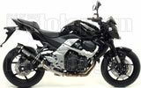 Tubo De Escape Con Homologación Acústica Race-Tech Aluminio Negro Carbono - Arrow Special Parts Compatible Con Kawasaki Z 750 R (2011-2014)