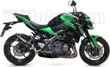 Sistema De Escape Completo Sin Catalizador Y Con Homologación Acústica Race-Tech Aluminio Negro Carbono - Arrow Special Parts Compatible Con Kawasaki Z 900 (2017-2019)