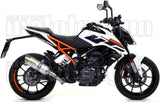 Tubo De Escape Con Homologación Acústica Thunder Aluminio Acero - Arrow Special Parts Compatible Con Ktm 125 Duke (2017-2020)