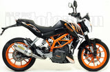 Tubo De Escape Con Catalizador Y Homologación Acústica Thunder Aluminio Acero - Arrow Special Parts Compatible Con Ktm 390 Duke (2013-2016)