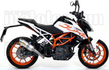 Tubo De Escape Con Homologación Acústica Thunder Aluminio Acero - Arrow Special Parts Compatible Con Ktm 390 Duke (2017-2020)