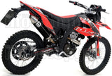 Complete Non-Catalytic Exhaust System With Sound Certification Thunder Black Aluminium Stainless Steel - Arrow Special Parts Compatible With Um Dsr Ex 125 (2018-2020)