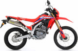 Sistema De Escape Completo Con Catalizador Y Homologación Acústica Thunder Titanio Carbono - Arrow Special Parts Compatible Con Honda Crf 300 L (2021-2024)