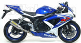 Sistema De Escape Completo Sin Catalizador Y Con Homologación Acústica Thunder Aluminio Carbono - Arrow Special Parts Compatible Con Suzuki Gsx-R 600 Ie (2008-2010)