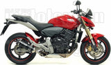 Sistema De Escape Completo Sin Catalizador Y Con Homologación Acústica Thunder Aluminio Negro Carbono - Arrow Special Parts Compatible Con Honda Cbr 600 F (2011-2013)