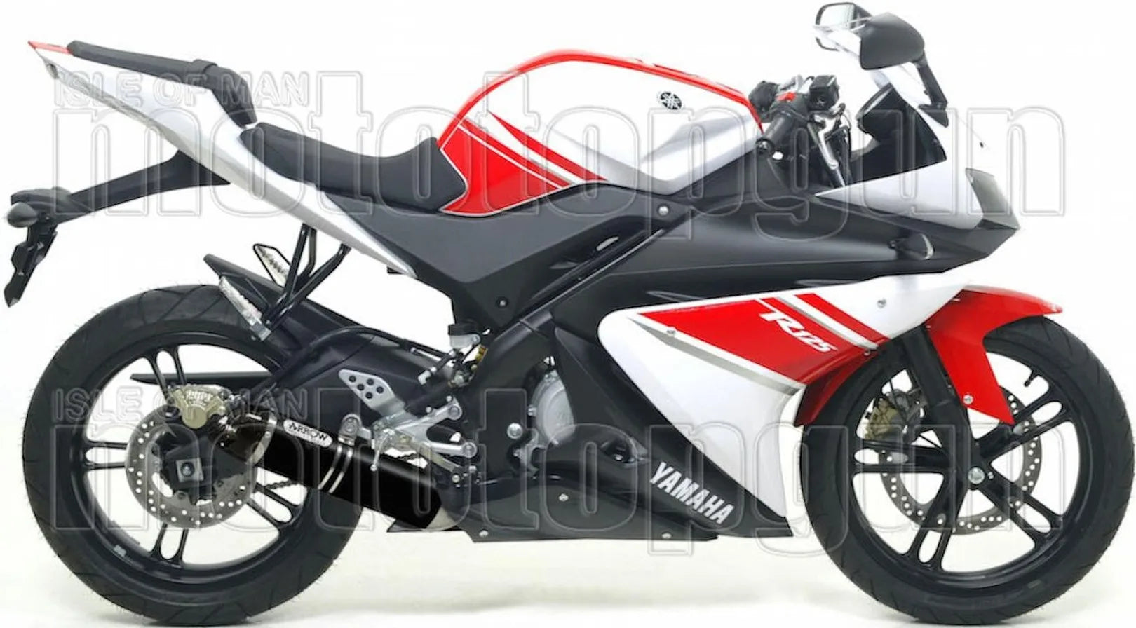 Tubo De Escape Con Homologación Acústica Thunder Aluminio Negro Carbono - Arrow Special Parts Compatible Con Yamaha Yzf-R 125 (2008-2013)