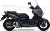 Tubo De Escape Con Catalizador Y Homologación Acústica Urban Aluminio Negro Acero Negro - Arrow Special Parts Compatible Con Yamaha X-Max 250 (2009-2016)