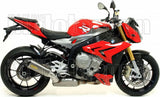 Tubo De Escape Con Homologación Acústica Works Titanio Carbono - Arrow Special Parts Compatible Con Bmw S 1000 R (2014-2016)