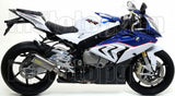 Sistema De Escape Completo Sin Catalizador Y Sin Homologación Acústica Works Competition Basso Titanio Carbono - Arrow Special Parts Compatible Con Bmw S 1000 Rr (2015-2018)