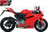 Tubo De Escape Con Homologación Acústica Works Titanio Carbono - Arrow Special Parts Compatible Con Ducati 1299 Panigale (2015-2016)