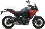 Sistema De Escape Completo Sin Catalizador Y Con Homologación Acústica Works Titanio Carbono - Arrow Special Parts Compatible Con Yamaha Tracer 7 (2021-2024)