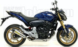Tubo De Escape Con Homologación Acústica X-Kone Nichrom Carbono - Arrow Special Parts Compatible Con Honda Cbr 600 F (2011-2013)