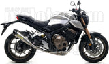 Tubo De Escape Con Homologación Acústica X-Kone Nichrom Carbono - Arrow Special Parts Compatible Con Honda Cbr 650 R (2019-2023)