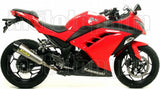 Tubo De Escape Con Homologación Acústica X-Kone Nichrom Carbono - Arrow Special Parts Compatible Con Kawasaki Ninja 250 (2013-2016)