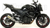 Tubo De Escape Con Homologación Acústica X-Kone Nichrom Carbono - Arrow Special Parts Compatible Con Kawasaki Z 750 R (2011-2014)