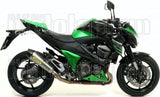 Tubo De Escape Con Homologación Acústica X-Kone Nichrom Carbono - Arrow Special Parts Compatible Con Kawasaki Z 800 E (2013-2016)