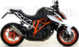 Tubo De Escape Con Catalizador Y Homologación Acústica X-Kone Nichrom Carbono - Arrow Special Parts Compatible Con Ktm Duke 1290 (2017-2019)