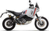 Tubo De Escape Con Homologación Acústica Indy-Race Aluminio Negro Acero - Arrow Special Parts Compatible Con Ducati Desert-X 950 (2022-2025)